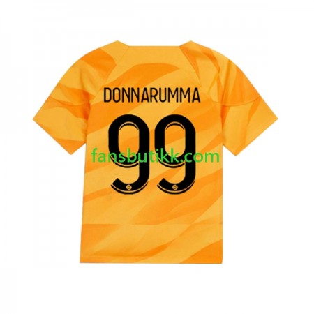 Fotballdrakt Paris Saint-Germain PSG Donnarumma 99 Keeper Bortetrøye 2023-2024 Kortermet